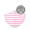 Mascarilla FITmask Pink Stripes - Niño Orejera