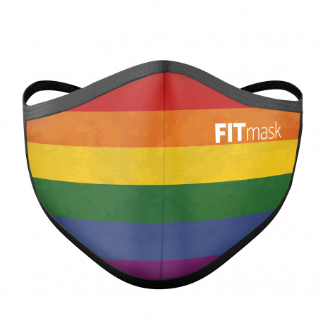 Mascarilla FITmask Pride Flag - Adulto