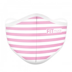 Mascarilla FITmask Pink Stripes - Adulto
